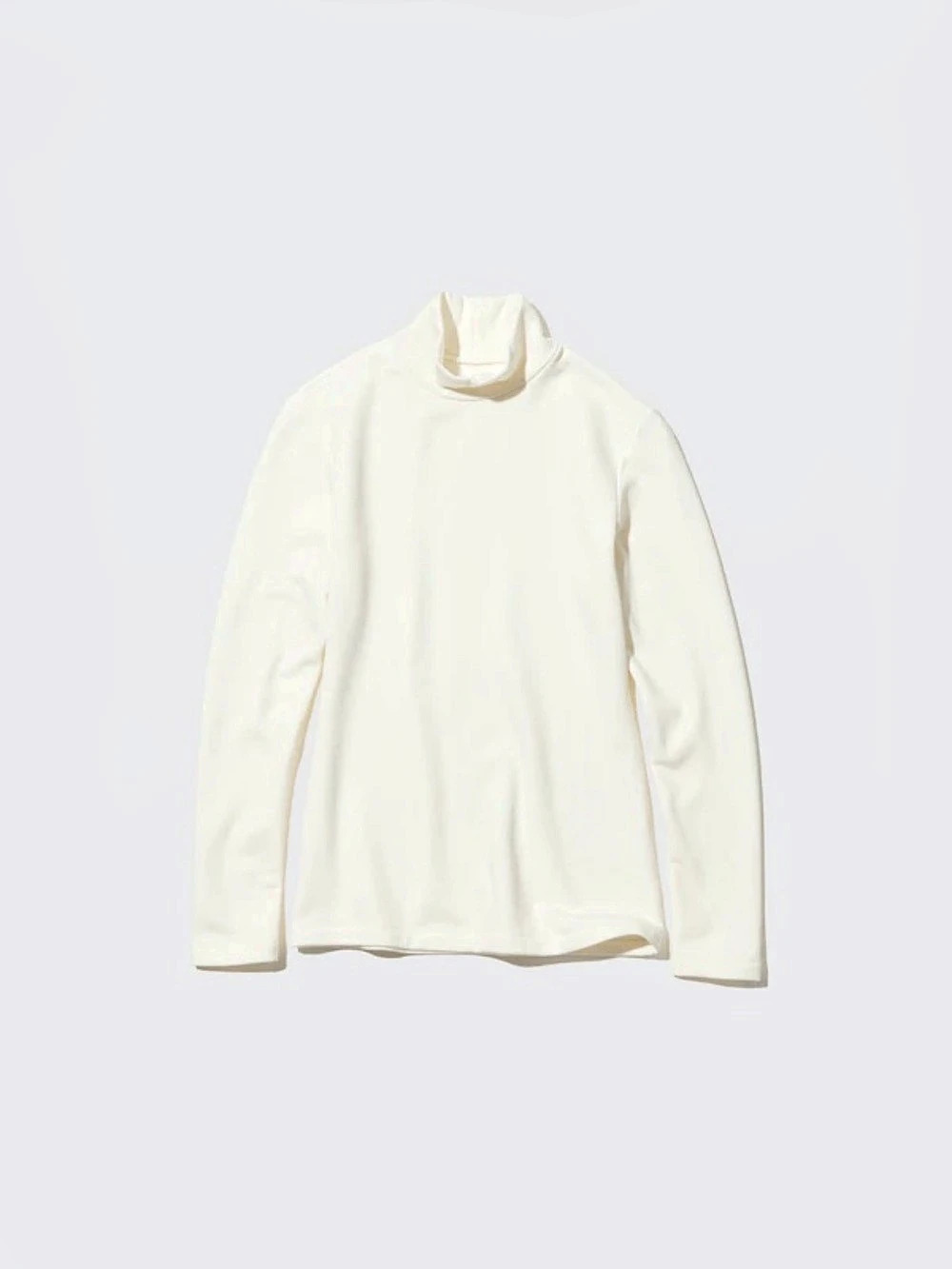 UNIQLO HEATTECH white Turtleneck Long Sleeve